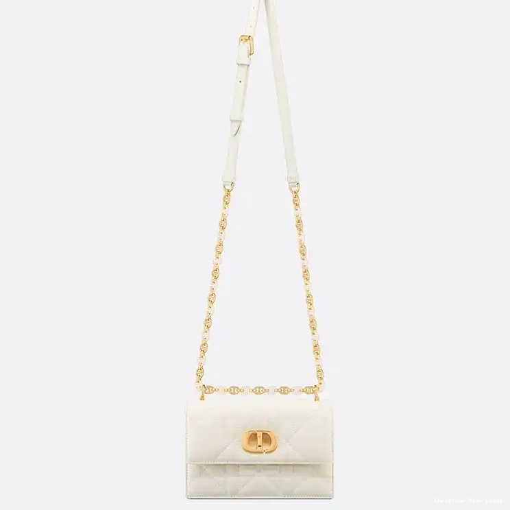 Cheap Caro Macrocannage Mini White Miss Lambskin Bag 0706 Luxury